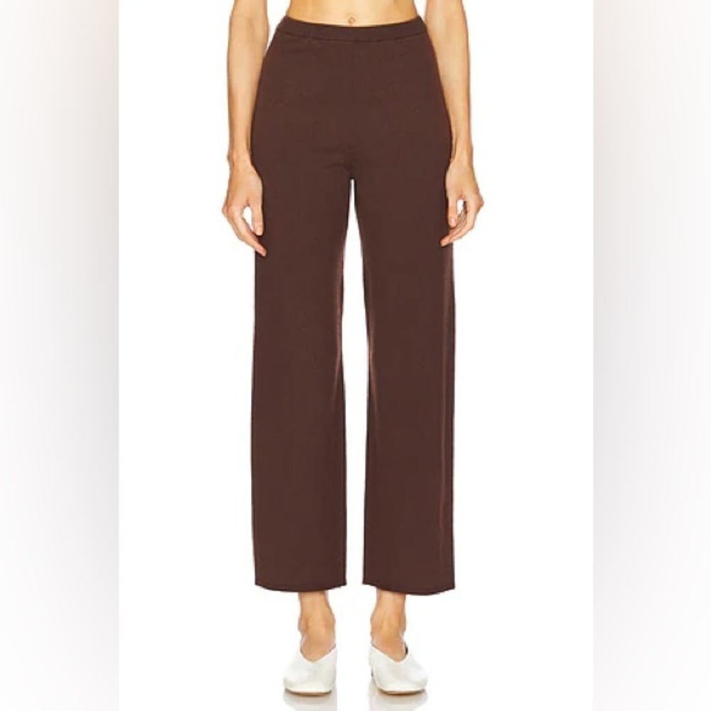 L’Academie by Marianna Maradona Knit Pant in Brown XXS